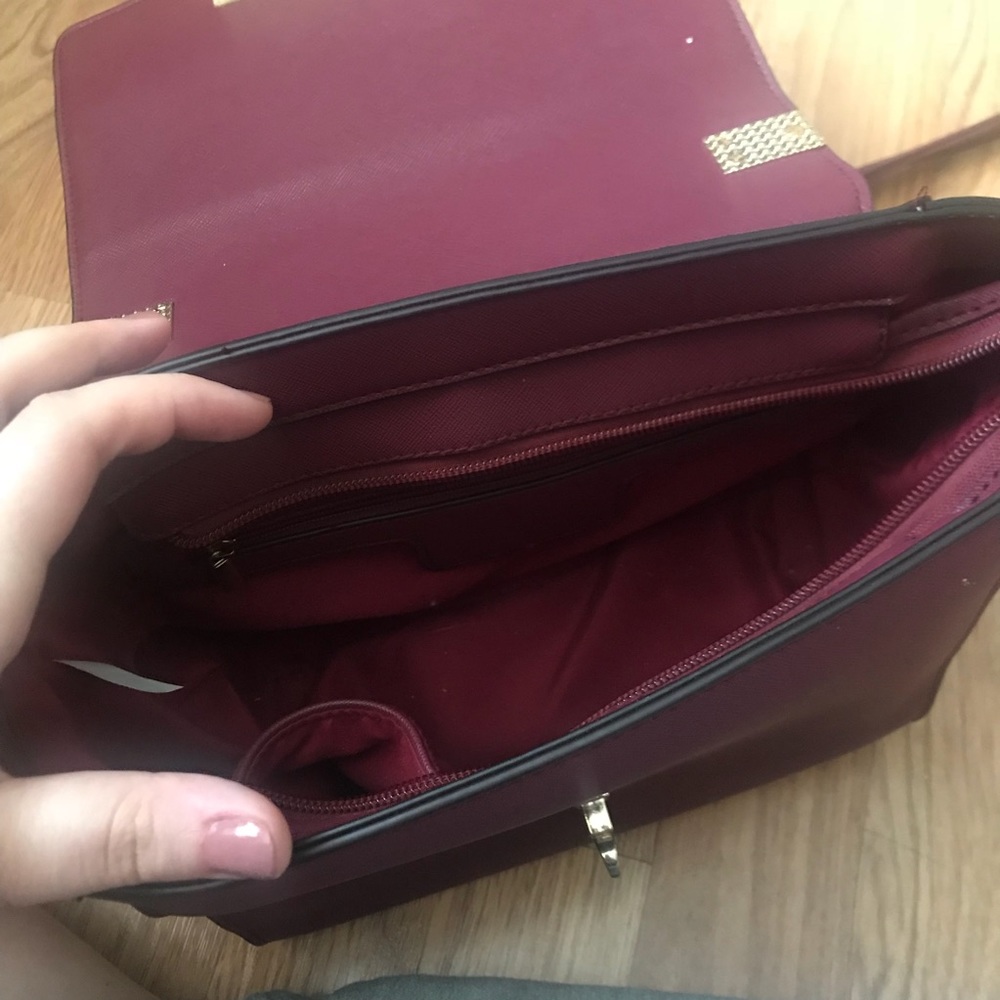 Purple Structured Purse - Picture 7 of 7